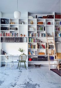 16 Fantastic Floor To Ceiling Bookshelves With Ladder 09