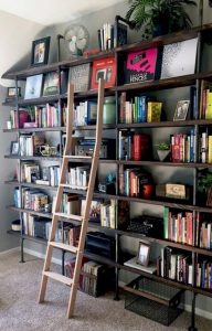 16 Fantastic Floor To Ceiling Bookshelves With Ladder 11