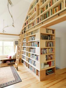 16 Fantastic Floor To Ceiling Bookshelves With Ladder 15