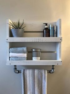 16 Models Bathroom Shelf With Industrial Farmhouse Towel Bar – Tips For Buying It 01