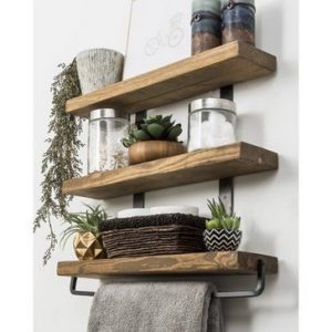 16 Models Bathroom Shelf With Industrial Farmhouse Towel Bar – Tips For Buying It 07