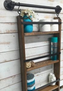 16 Models Bathroom Shelf With Industrial Farmhouse Towel Bar – Tips For Buying It 10