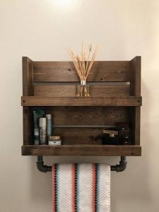 16 Models Bathroom Shelf With Industrial Farmhouse Towel Bar – Tips For Buying It 23