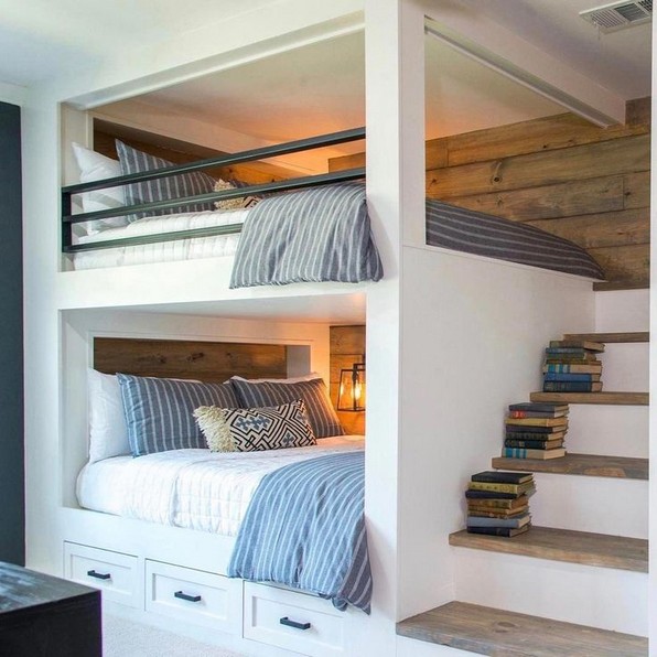 18 BBunk Bed Design Ideas With The Most Enthusiastic Desk In Interest 03