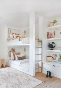 18 BBunk Bed Design Ideas With The Most Enthusiastic Desk In Interest 15