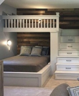 18 BBunk Bed Design Ideas With The Most Enthusiastic Desk In Interest 16