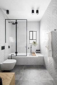 18 Comfy Bathroom Floor Design Ideas 24