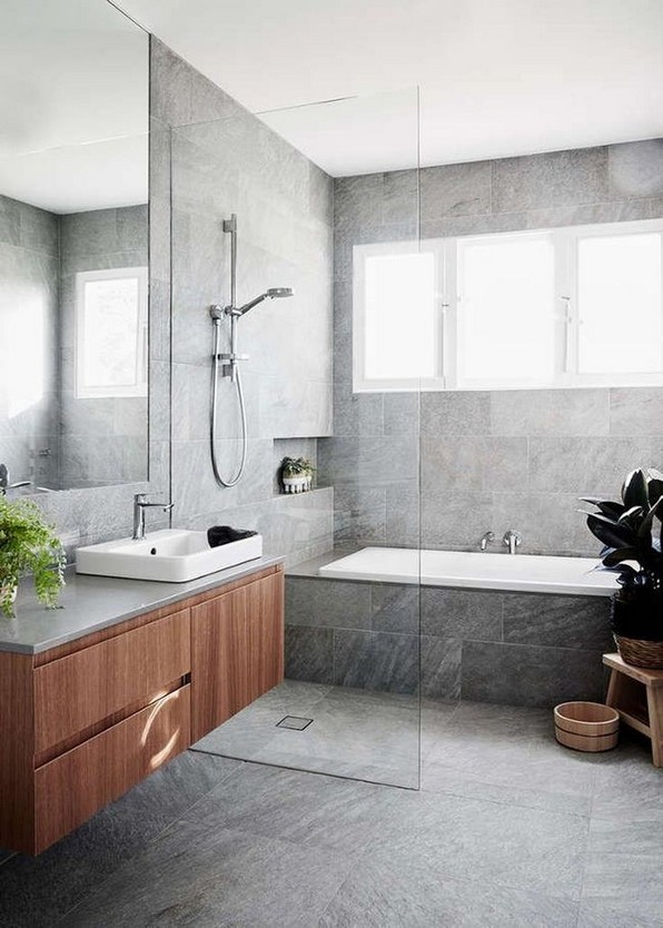 18 Comfy Bathroom Floor Design Ideas 26
