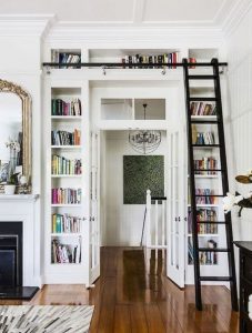 18 Fantastic Floor To Ceiling Bookshelves With Ladder 05
