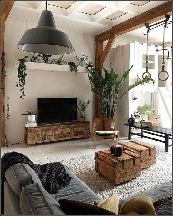 18 Modern Rustic Living Room Furniture 23