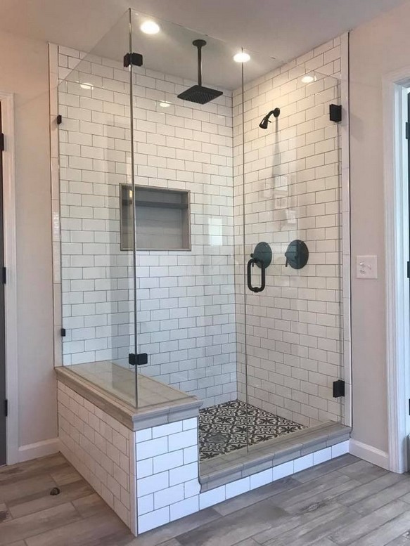 19 Bathroom Shower Makeover Decor Ideas 06