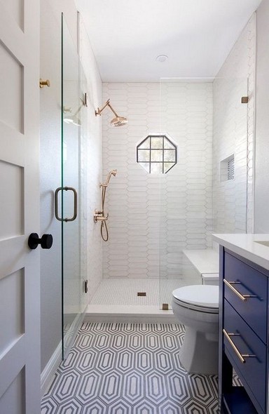 19 Bathroom Shower Makeover Decor Ideas 19