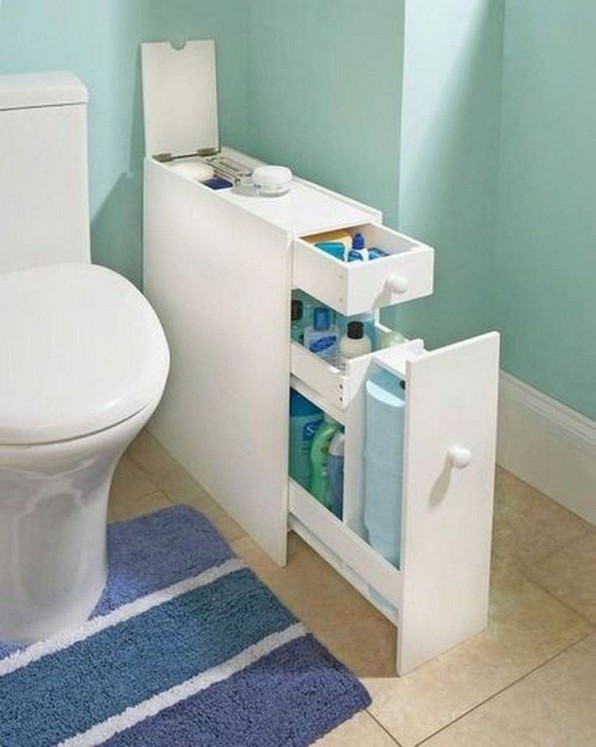 19 Small Bathroom Storage Decoration Ideas 01