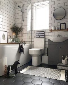 17 Awesome Small Bathroom Tile Ideas 17