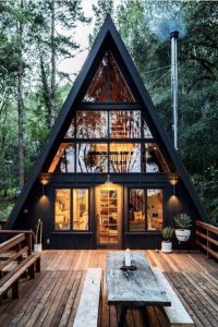 17 Beautiful Mountain Cabin Plans Hillside 15